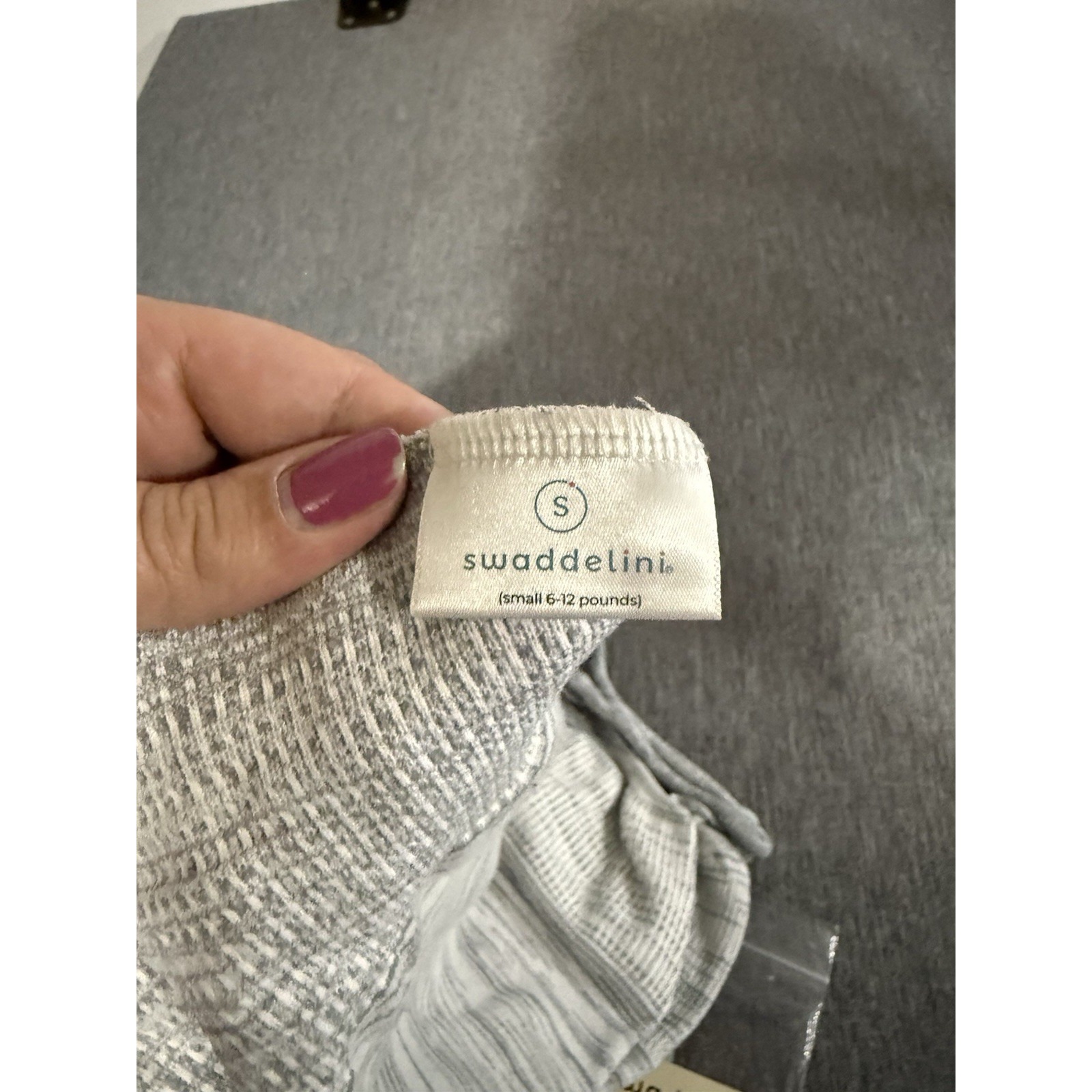 Swaddelini Swaddle Sleep Sack, Helps Sleep Longer, 0-3 Months, 6-12 Pounds, Grey — image 2 of 3